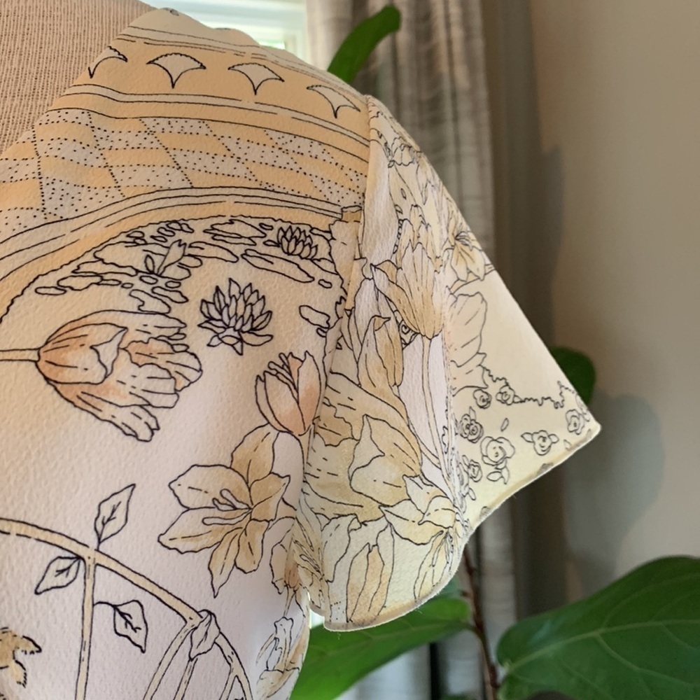 Wilfred Small Button Front Dress With Floral Patt… - image 5